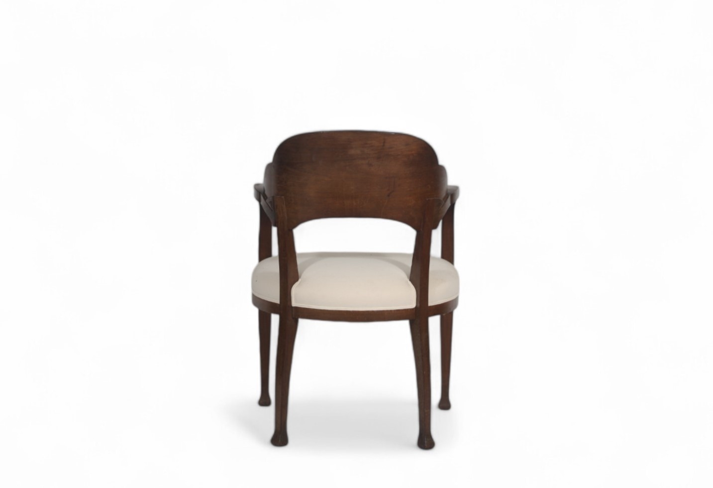 Artwork by Henry van de Velde, Henry VAN DE VELDE (1863-1957) Mahogany armchair model ‘Arnold Esche, Made of mahogany