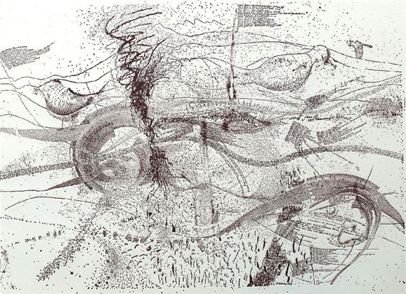 Phallische Landschaft by Wolfgang E. Biedermann, 1978