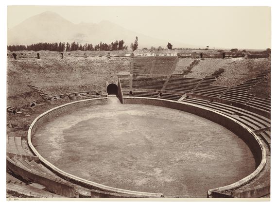 Anfiteatro, Pompei by Giorgio Sommer, Printed circa 1870
