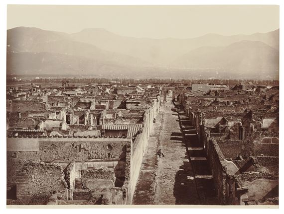Panorama, Pompei by Giorgio Sommer, Printed circa 1865