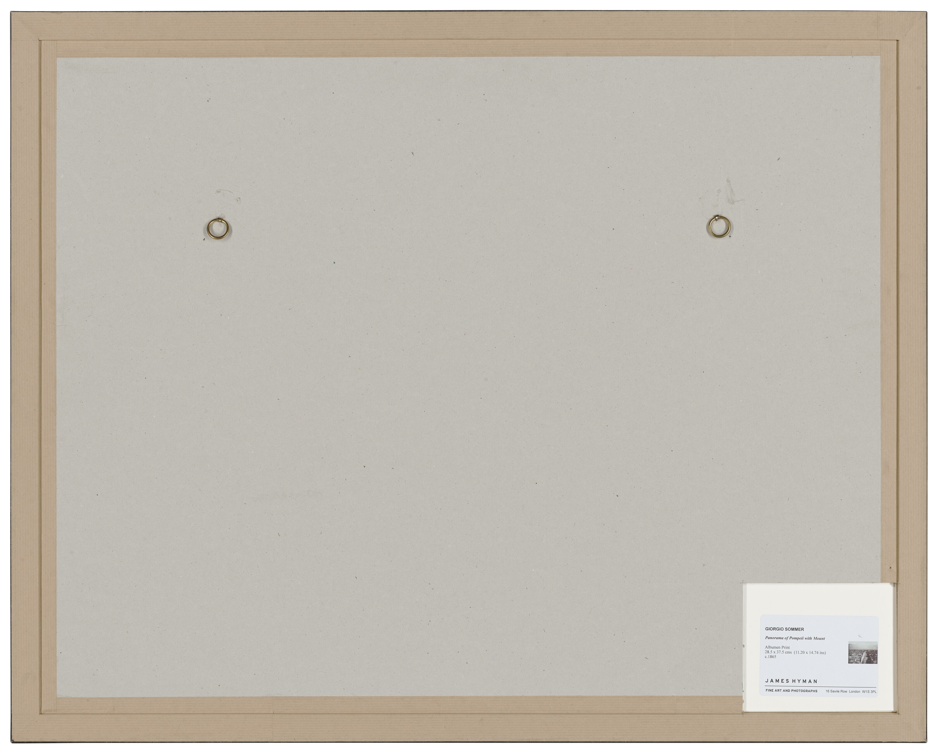 Artwork by Giorgio Sommer, Panorama, Pompei, Made of albumen print