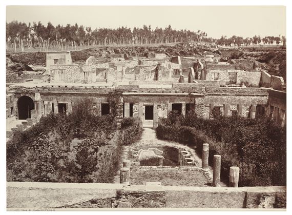 Casa di Diomede, Pompei, (Doimede's House) by Giorgio Sommer