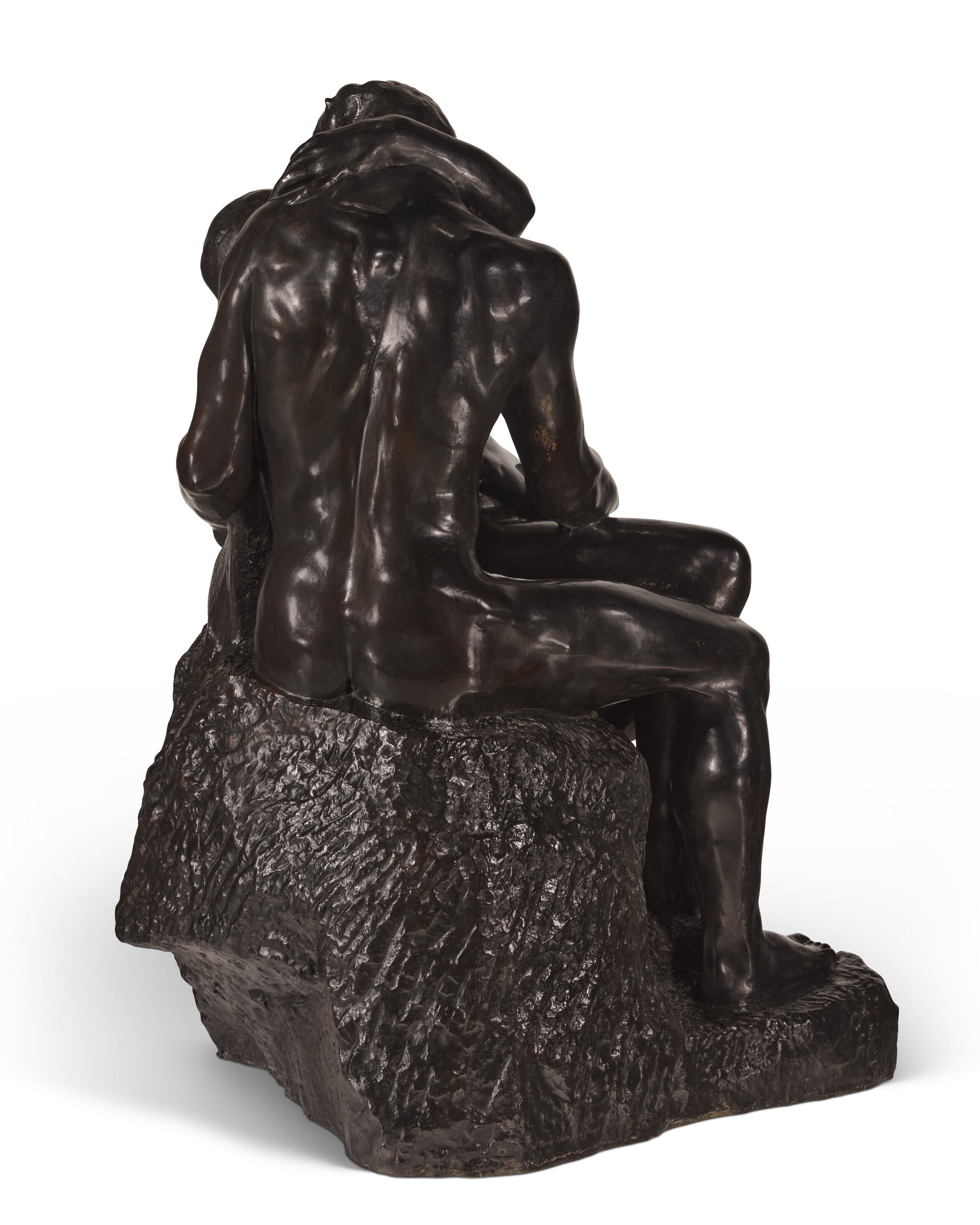 Artwork by Auguste Rodin, Baiser, grand modèle, Made of bronze with dark brown patina