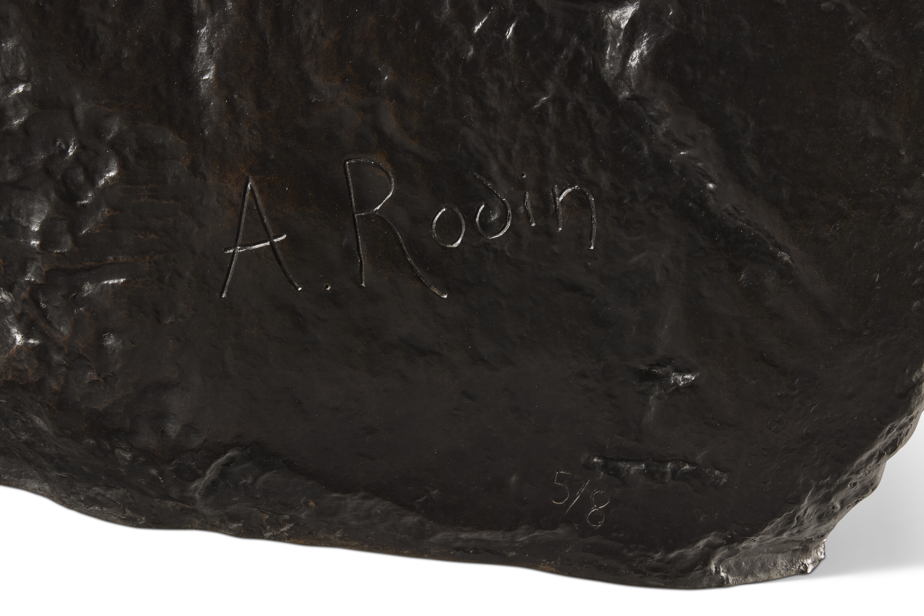 Artwork by Auguste Rodin, Baiser, grand modèle, Made of bronze with dark brown patina