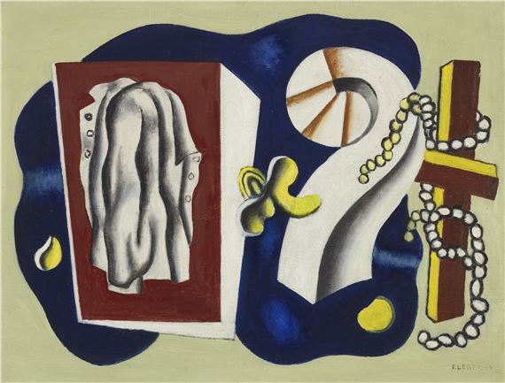 Fernand Leger、COMPOSITION AUX DOMINOS Fernand Léger, Composition aux dominos (Composition with