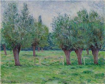Prairie à Giverny - Blanche Hoschedé Monet