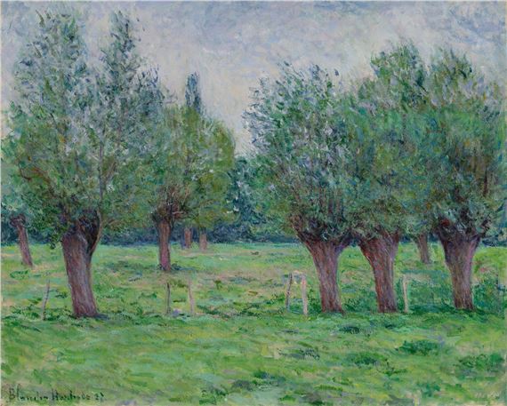Prairie à Giverny - Blanche Hoschedé Monet