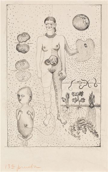 The Miscarriage (Frida and the Miscarriage by Frida Kahlo, 1932