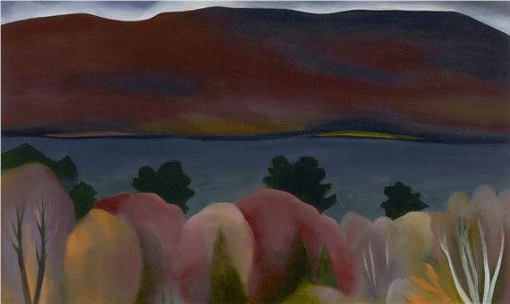 Lake George Autumn by Georgia O'Keeffe, Painted in 1922
