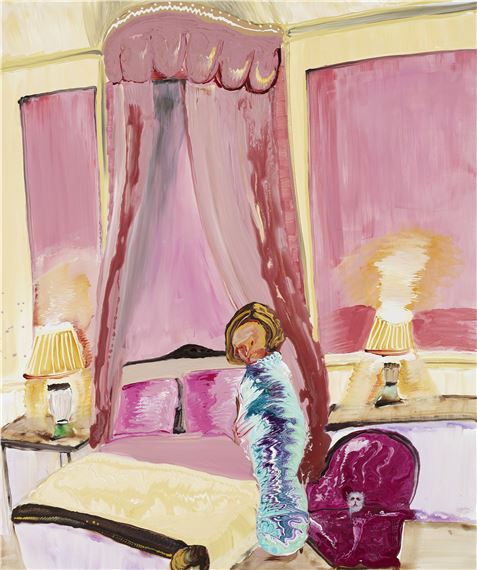 Lady with a Cat by Genieve Figgis, Painted in 2019