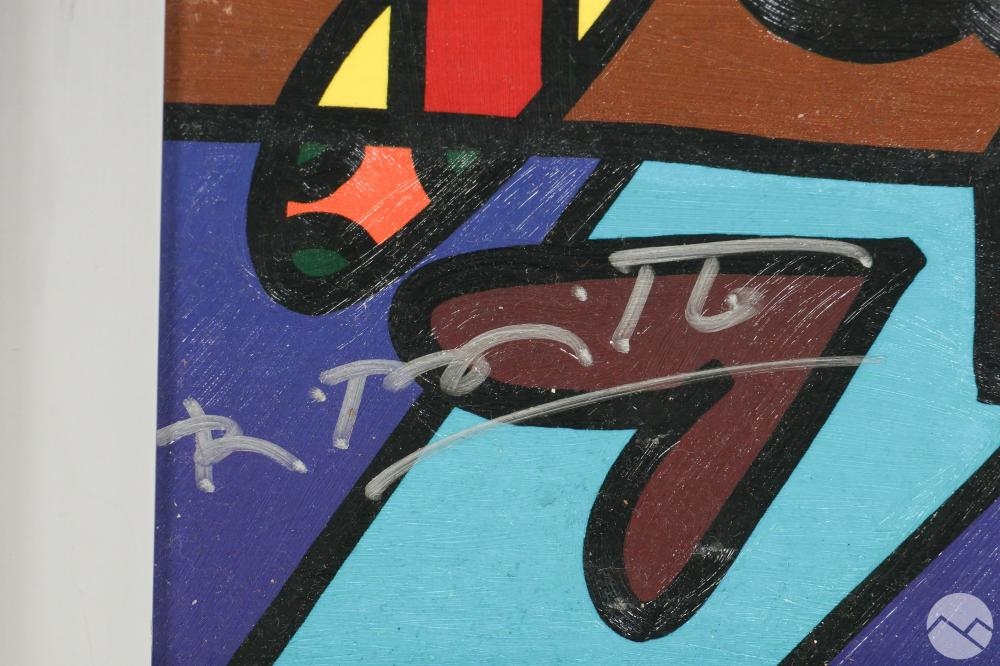 Romero Britto | Romero Britto b.1953 Love Giclee on Canvas SIGNED ...