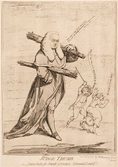 Judge Thumb by James Gillray, May 1791