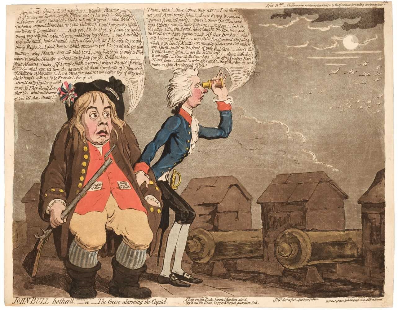 Artwork by James Gillray, Gillray, Made of etching on wove paper