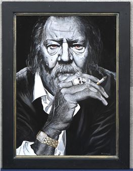 Roland van Campenhout”. Olieverf op paneel. Gesigneerd - Rudi de Vos