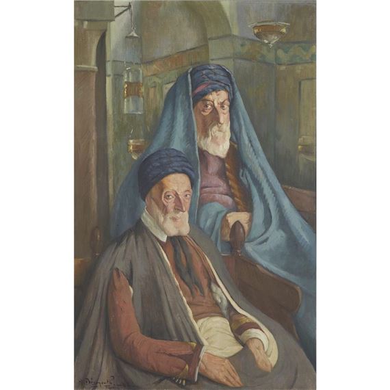 THE TWO RABBIS IN THE BLUE SYNAGOGUE