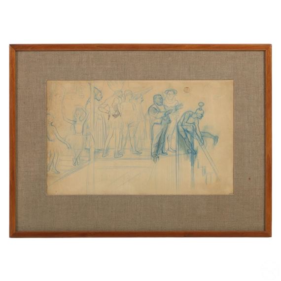 Théophile Alexandre Steinlen | Pencil Drawing Attributed to Theophile A ...