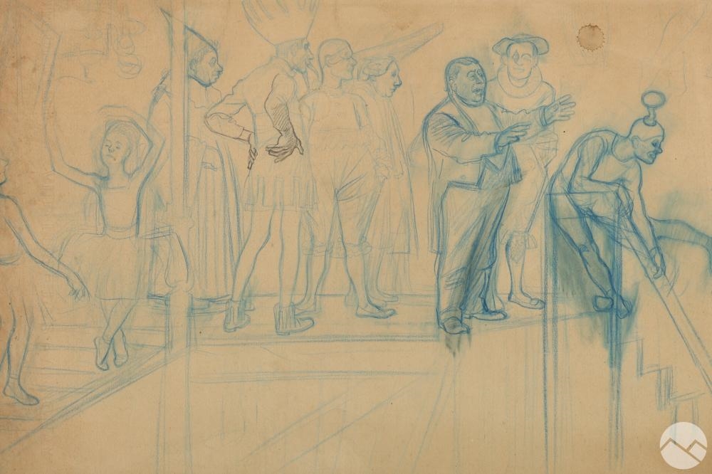 Théophile Alexandre Steinlen | Pencil Drawing Attributed to Theophile A ...