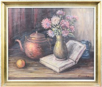 Stilleven”. Olieverf op doek. Gesigneerd - A. Zwanenberg