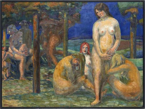Bathing by Alois Bílek, 1887 – 1961