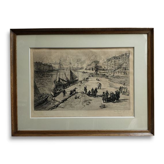 Nantes, la pointe de la Petite Hollande, 1929 by René Pinard, 1929