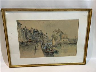 Le vieux bassin d'Honfleur - Denis Verspecht