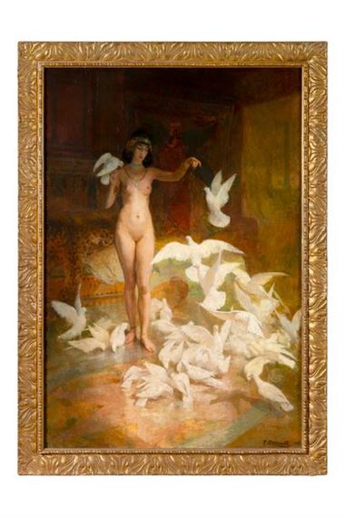 Salammbô and the Doves by Pierre Gourdault, 1902