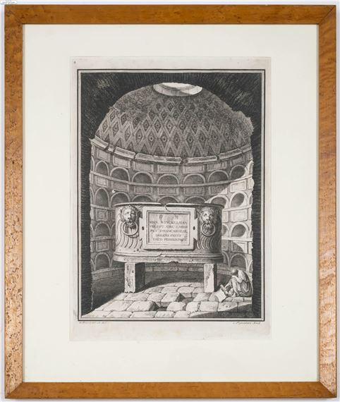 Sarcophagus inscribed with the name of Johan Winckelmann, plate 3 from Pierre d’Hancarville’s 'Collection of Etruscan, Greek, and Roman Antiquities from the Cabinet of Honble. Wm. Hamilton - Carmine Pignatari