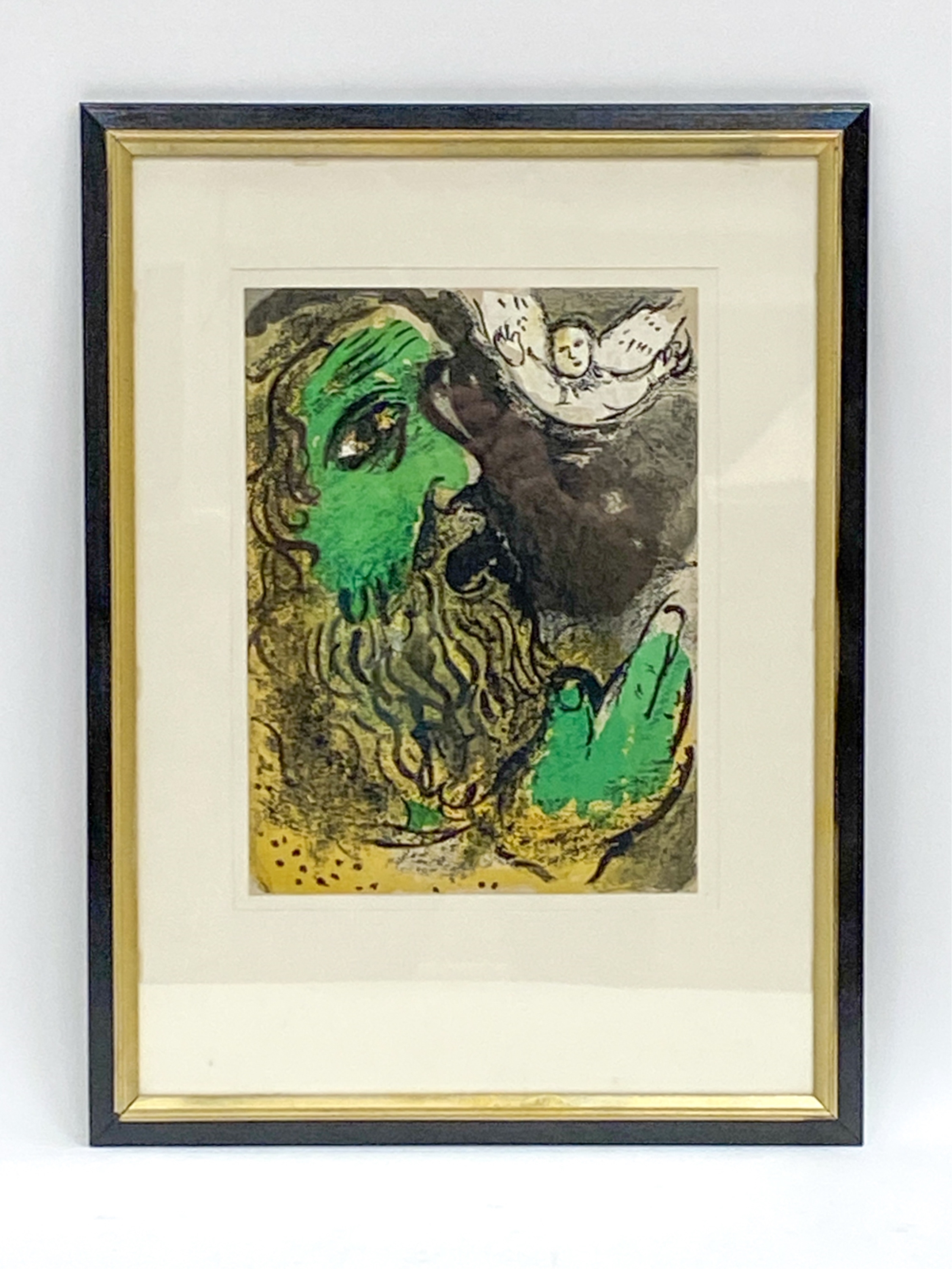 Marc Chagall | MARC CHAGALL COLOR LITHOGRAPH JOB PRAYING | MutualArt