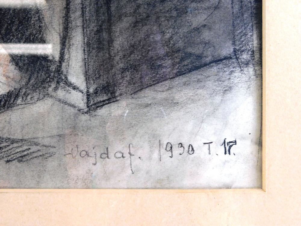 Artwork by Lajos Vajda, Lajos Vajda (Hungarian, Made of pastel on paper