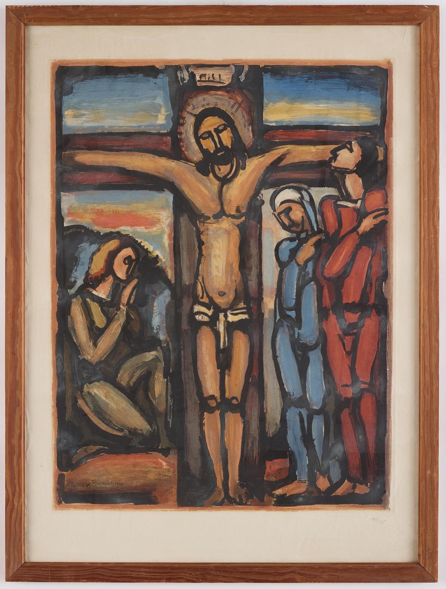 Georges Rouault | Christ en Croix (1936) | MutualArt