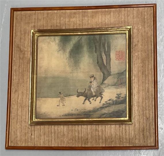 Li Tang | Returning from a village festival with two stamps in the ...