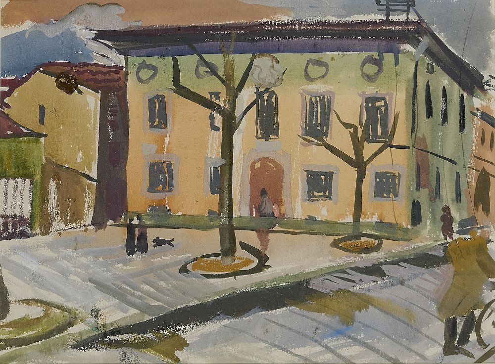 Elizabeth Rivers | ITALIAN PIAZZA (1903 - 1964) | MutualArt