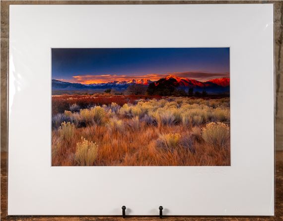 “Fall Sunrise on the High Sierra Over Owens Valley” - Galen Rowell