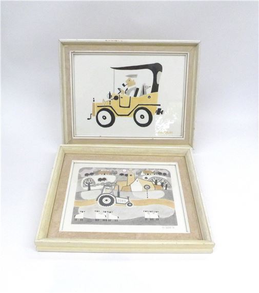 Two framed , one by Kenneth Wyatt