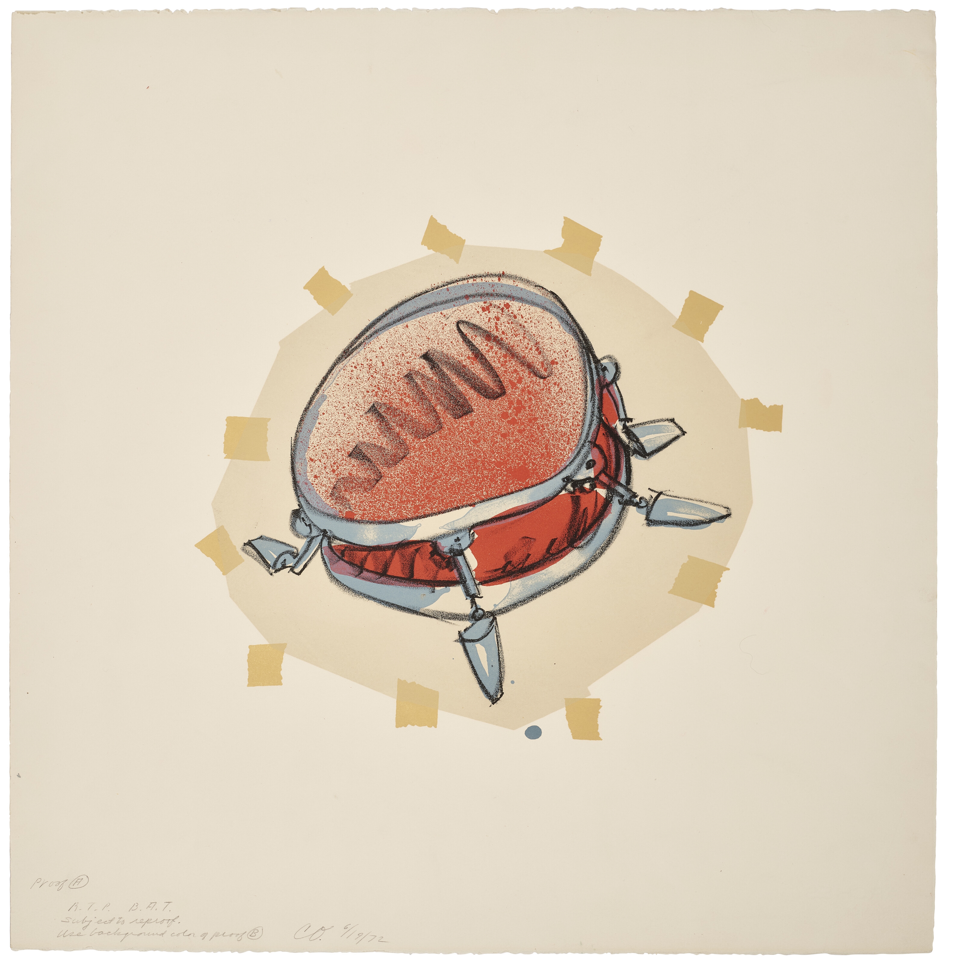 Claes Oldenburg | Snare Drum (1972) | MutualArt