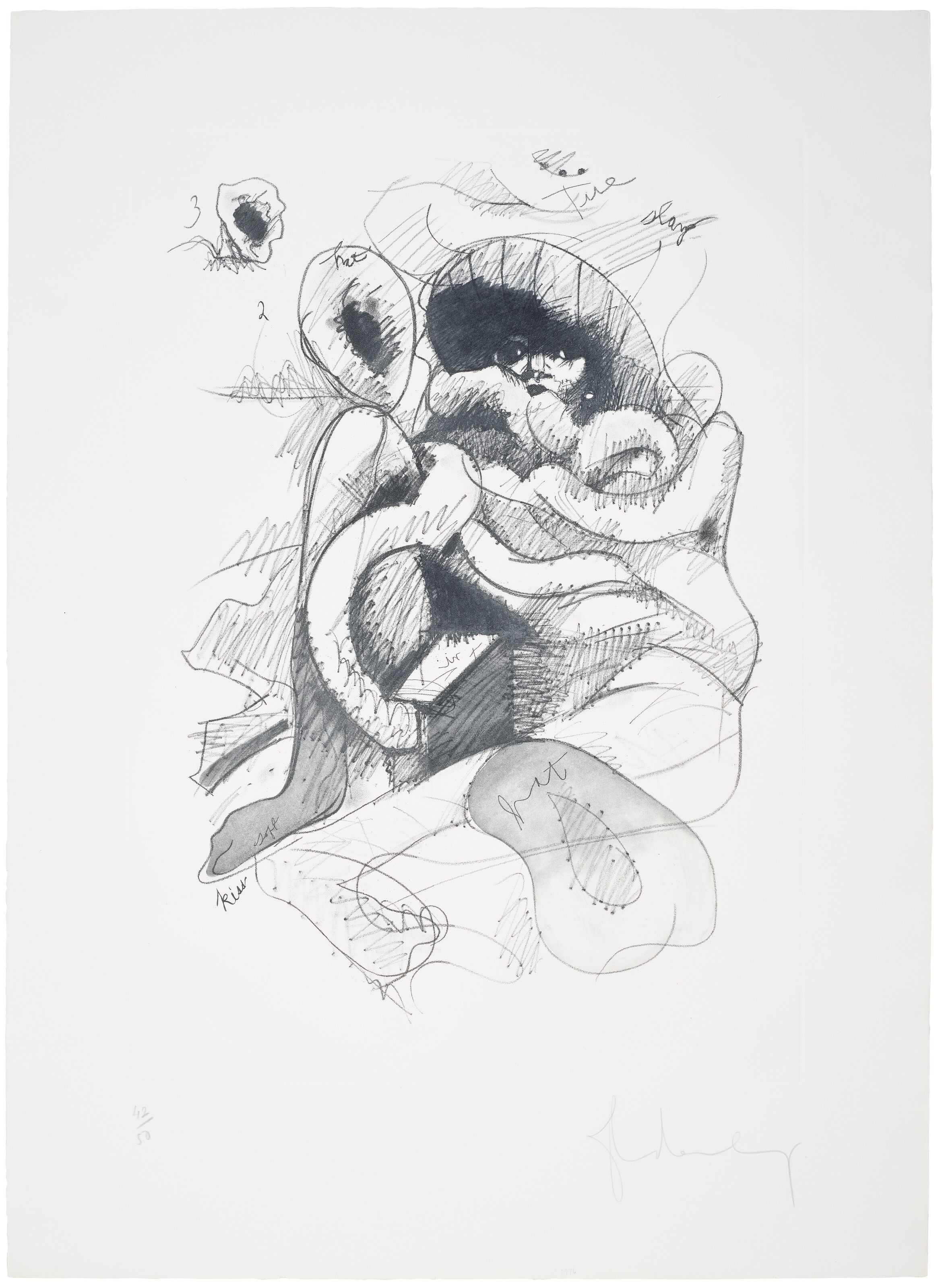 Claes Oldenburg | Two prints by the artist (1976) | MutualArt