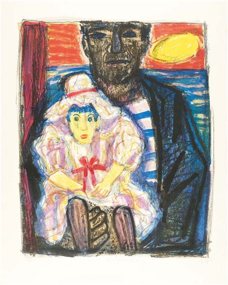 Der Fischer und das Kind by Otto Dix, circa 72