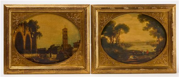 Two Italian Views by Canaletto