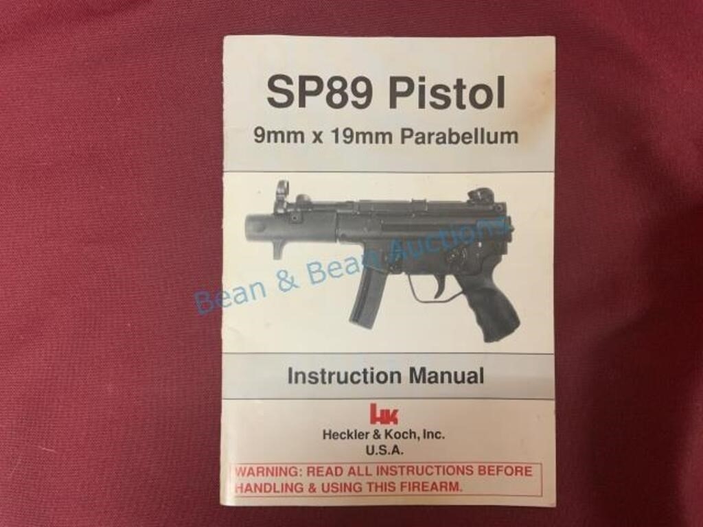 Civilian | Heckler & Koch SP89, 9mm pistol, w/extra mag (1989) | MutualArt