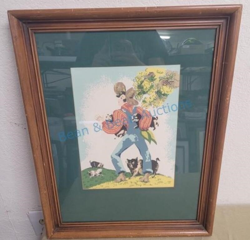 Margo Alexander | Margo Alexander of California farmer print | MutualArt
