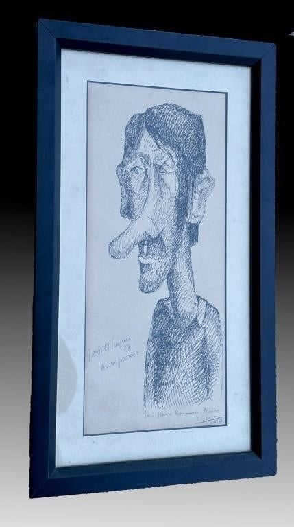 Artwork by Jacques Cinquin, 4 JACQUES CINQUIN ARTWORKS, Made of Ink and Oil on Paper