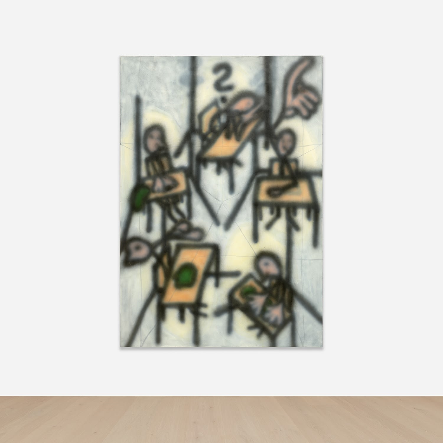 Artwork by Jana Euler, The working process out of focus, Made of acrylic on canvas