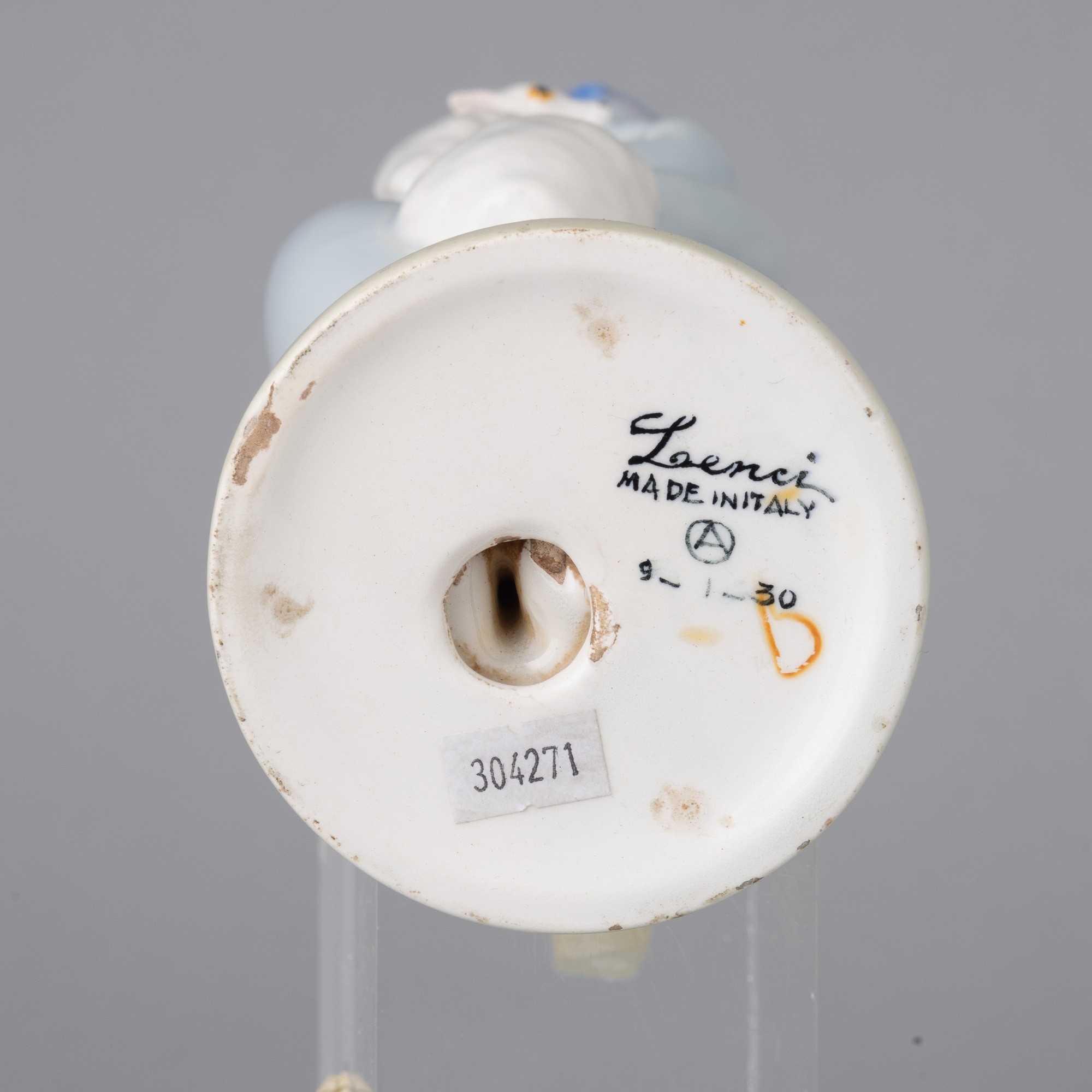 Artwork by Mario Sturani, Lenci, Torino 1930 Nudino con pelliccia