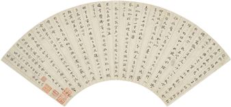 Calligraphy in Regular Script - Xing Dong