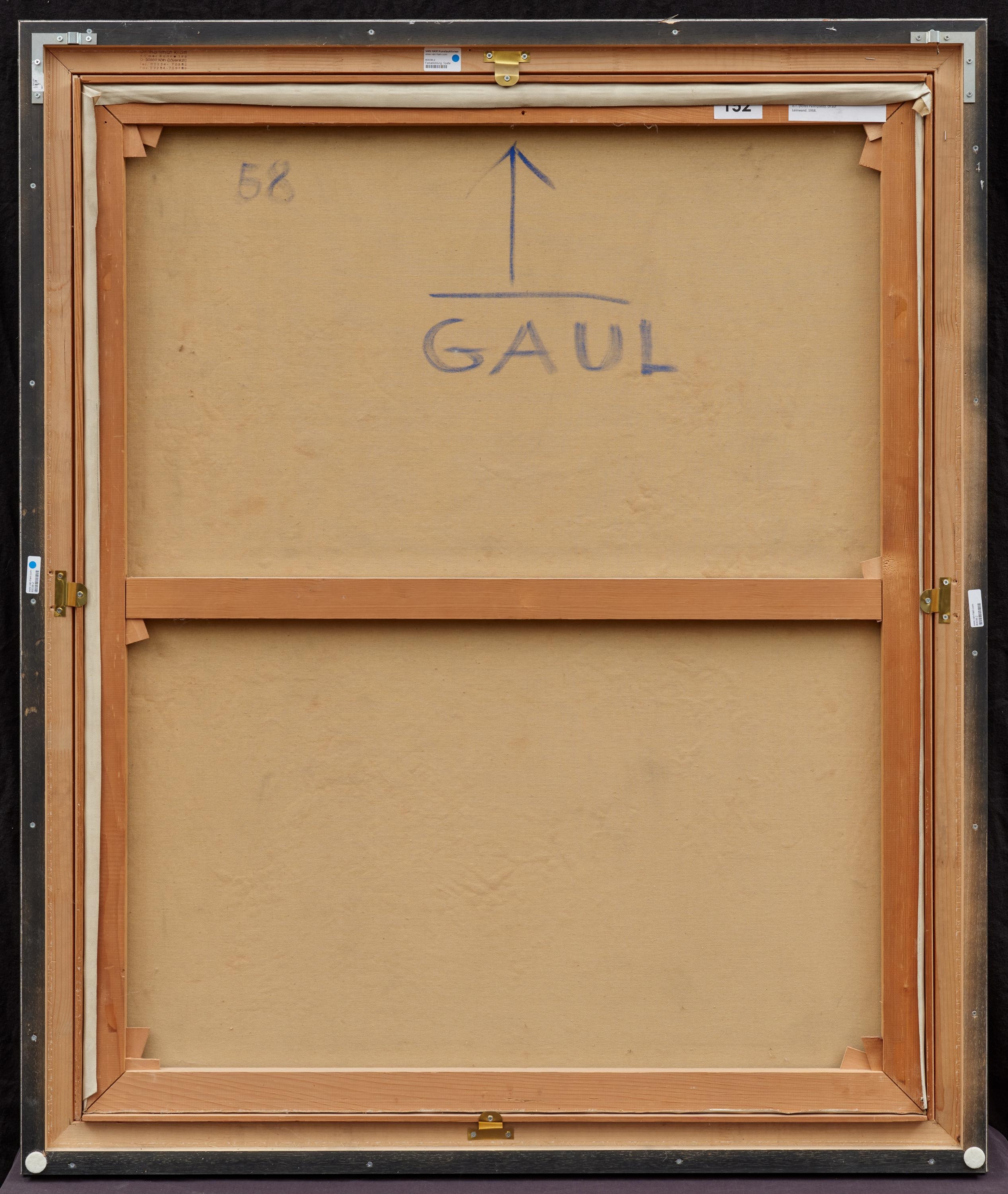 Artwork by Winfred Gaul, Untitled (Red palimpsest, Made of Oil on canvas