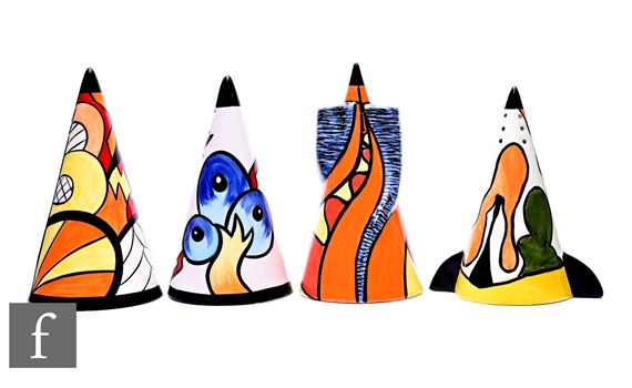 Four Lorna Bailey sugar sifters by Lorna Bailey