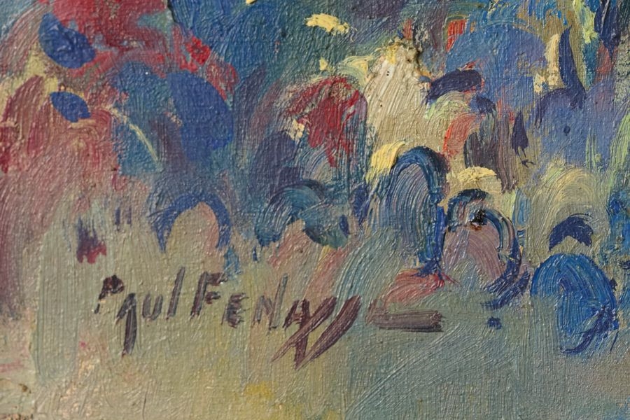 Artwork by Paul Fenasse, The Bay of Algiers, Made of Oil on canvas