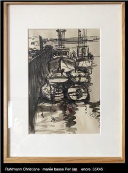 Marée basse Pen Lan - Christiane Ruhlmann