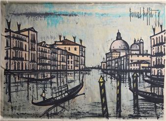 Bernard Buffet | The Grand Canal in Venice | MutualArt