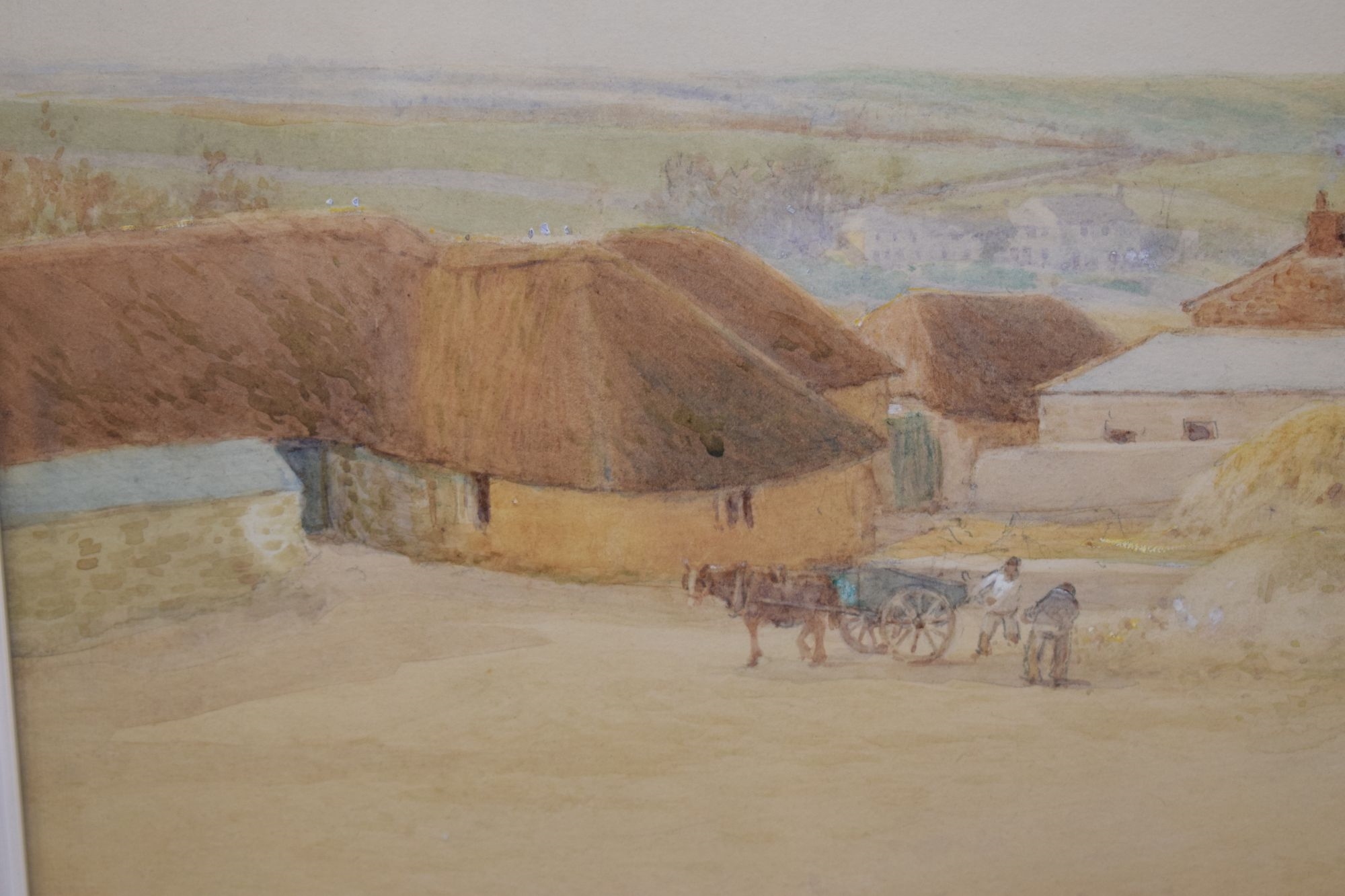 Artwork by William Edwards Croxford, Coastal scene, Made of Watercolour